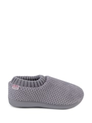 Pantuflas tipo botín con talón completo y diseño de pompones para mujer Isotoner de Totes - Imagen 2 de 5