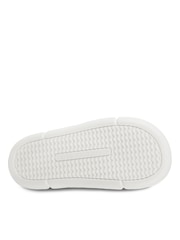 Totes Grey Ladies Icon Winter Borg Mule Slippers with Platform Sole - Image 4 of 5