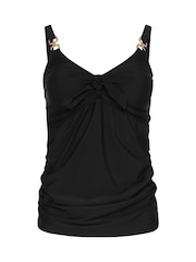 M&Co Black Knot Front Trim Detail Tanikini - Image 5 of 5
