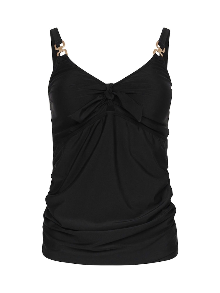 M&Co Black Knot Front Trim Detail Tanikini - Image 5 of 5
