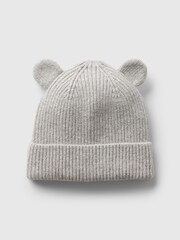 Gris - Gorro con diseño de oso en CashSoft de Gap (recién nacido - 3 años) - Imagen 1 de 2
