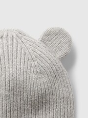 Gris - Gorro con diseño de oso en CashSoft de Gap (recién nacido - 3 años) - Imagen 2 de 2