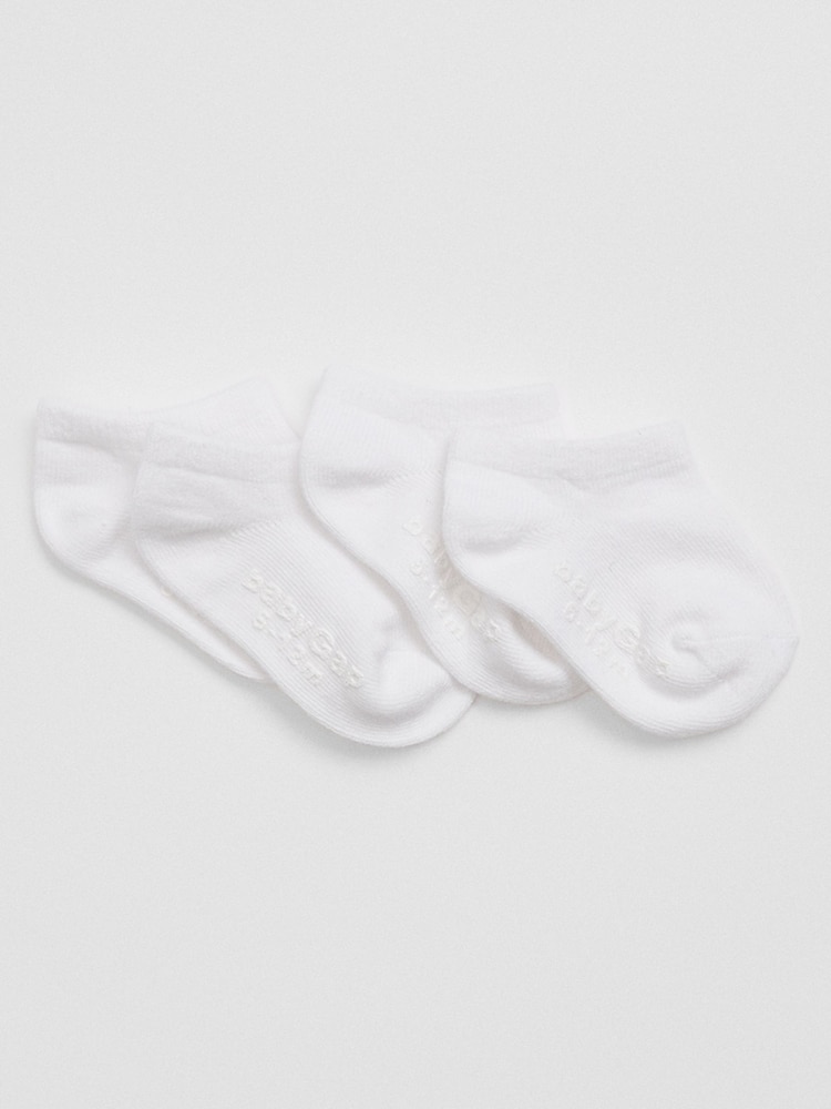 Weiß - Gap Basic Logo 4er-Pack blickdichte Socken (Neugeborene bis 5 Jahre) - Bild 1 von 1 Weiß - Gap Basic Logo 4er-Pack blickdichte Socken (Neugeborene bis 5 Jahre) - Bild 1 von 1