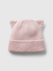 Gap Pink Cat Ear Beanie (Newborn-3yrs) - Image 1 of 1