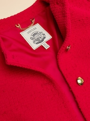 Красный - Куртка из ткани букле Joules Hampstead - Изображение 7 из 7