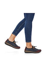 Rieker Womens Blue Elasticated Shoes - Image 10 of 10