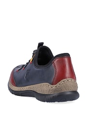 Rieker Womens Blue Elasticated Shoes - Image 6 of 10
