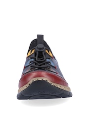 Rieker Womens Blue Elasticated Shoes - Image 7 of 10
