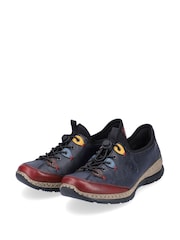 Rieker Womens Blue Elasticated Shoes - Image 9 of 10