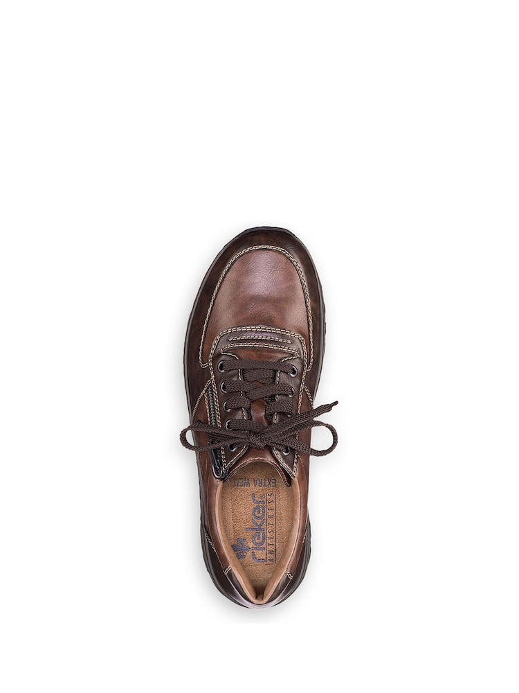 Rieker Mens Zipper Brown Shoes - Image 7 of 7 Rieker Mens Zipper Brown Shoes - Image 7 of 7