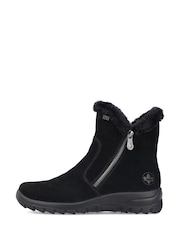 Rieker Womens Zipper Black Boots - Image 3 of 10