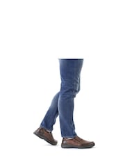 Rieker Mens Elasticated Brown Shoes - Image 11 of 11