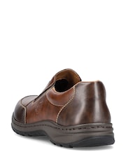 Rieker Mens Elasticated Brown Shoes - Image 7 of 11