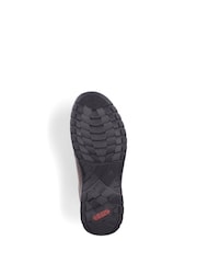 Rieker Mens Elasticated Brown Shoes - Image 9 of 11