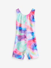 Heart Tie Dye Shortie Swimsuit (3-16yrs) - Image 3 of 6