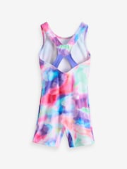 Heart Tie Dye Shortie Swimsuit (3-16yrs) - Image 4 of 6