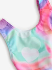 Heart Tie Dye Shortie Swimsuit (3-16yrs) - Image 5 of 6