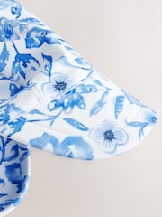 Blue Floral Swim Cap (3mths-10yrs) - Image 4 of 5