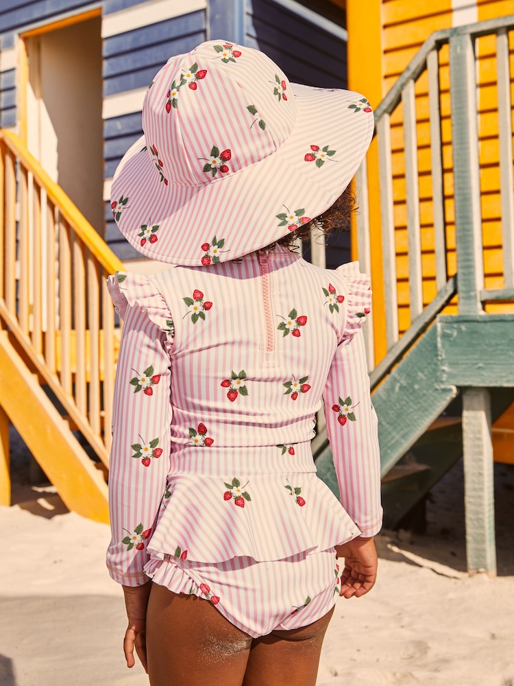 Pink Strawberry Swim Hat (3mths-10yrs) - Image 3 of 6