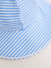 Blue/White Stripe Swim Hat (3mths-10yrs) - Image 5 of 6