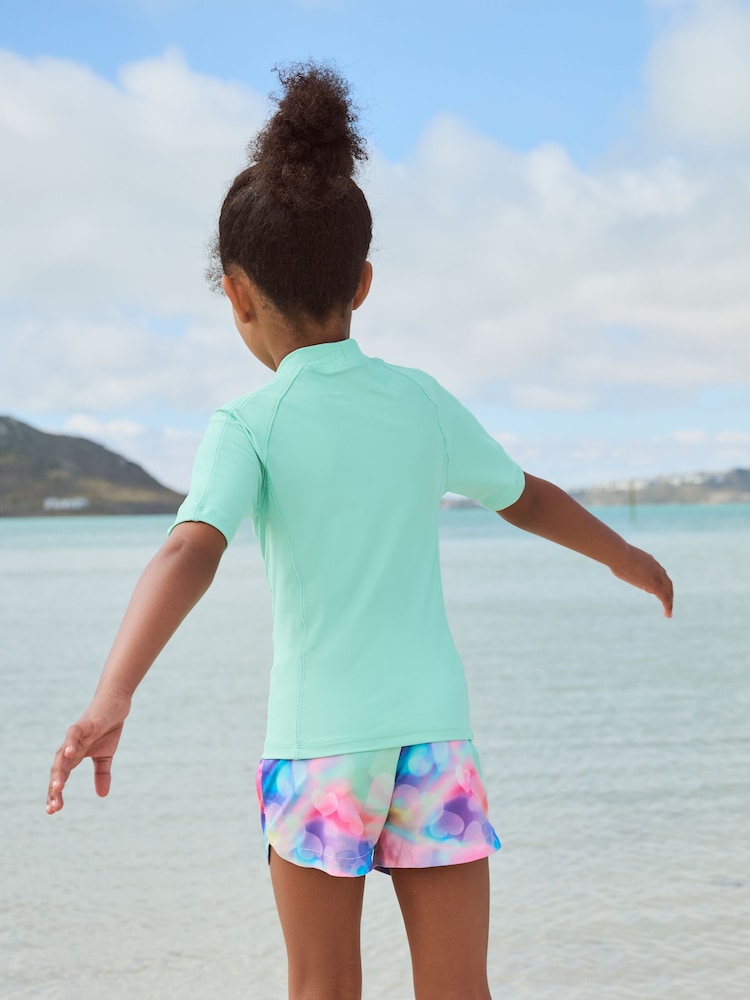 Aqua Blue Rash Vest (3-16yrs) - Image 2 of 6