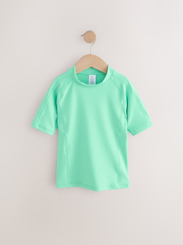 Aqua Blue Rash Vest (3-16yrs) - Image 3 of 6