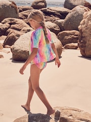 Rainbow Animal Zip Through Rash Vest (3-16yrs) - Image 2 of 8