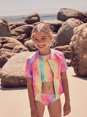 Rainbow Animal Zip Through Rash Vest (3-16yrs) - Image 4 of 8