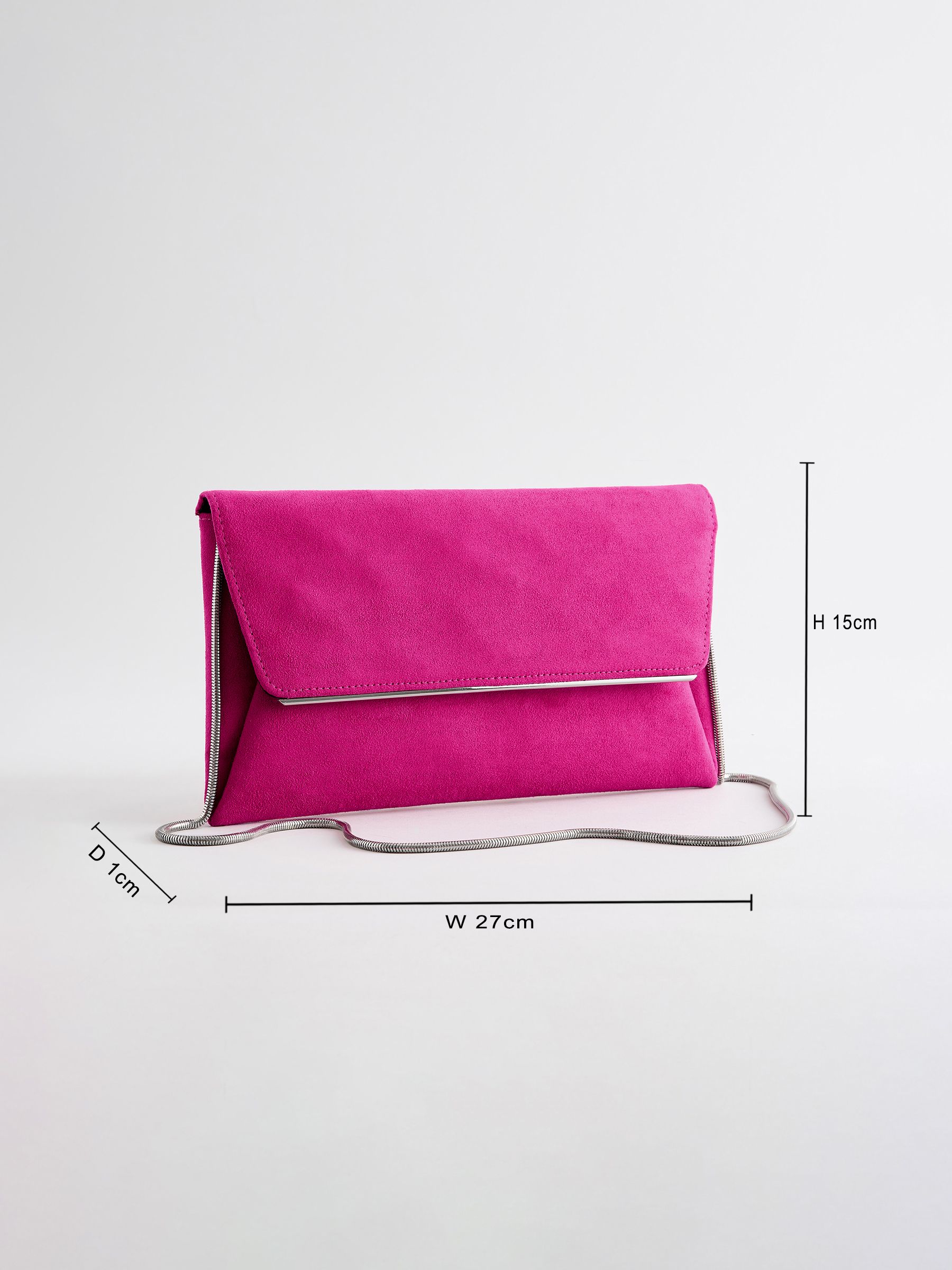 Buy Pink Clutch Bag with Detachable Chain from Next USA