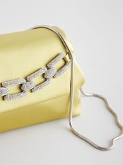 Limettengrün - Clutch mit Strass - Bild 10 von 12