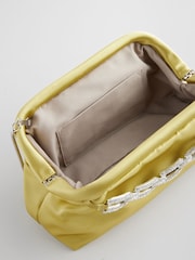 Limettengrün - Clutch mit Strass - Bild 12 von 12