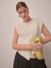 Limettengrün - Clutch mit Strass - Bild 5 von 12
