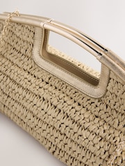 Natural Raffia Clutch Bag - Image 9 of 9