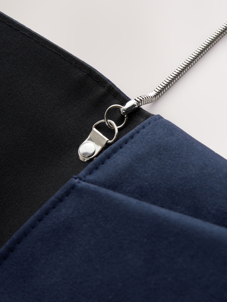 Azul marino - Bolso cartera con cadena desmontable - Imagen 10 de 10