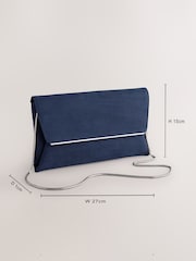 Azul marino - Bolso cartera con cadena desmontable - Imagen 7 de 10