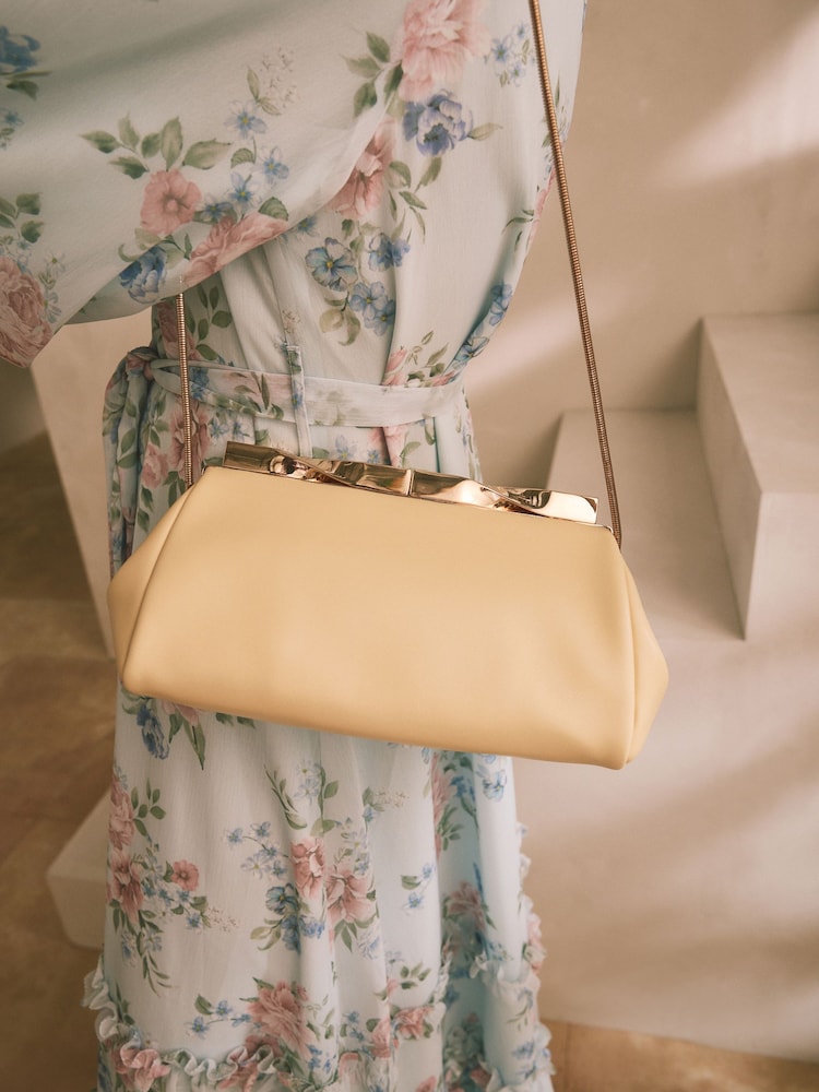 Buttermilk Frame Clutch Bag - Image 2 of 8
