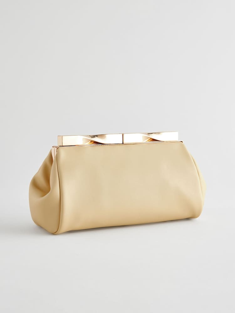 Buttermilk Frame Clutch Bag - Image 5 of 8
