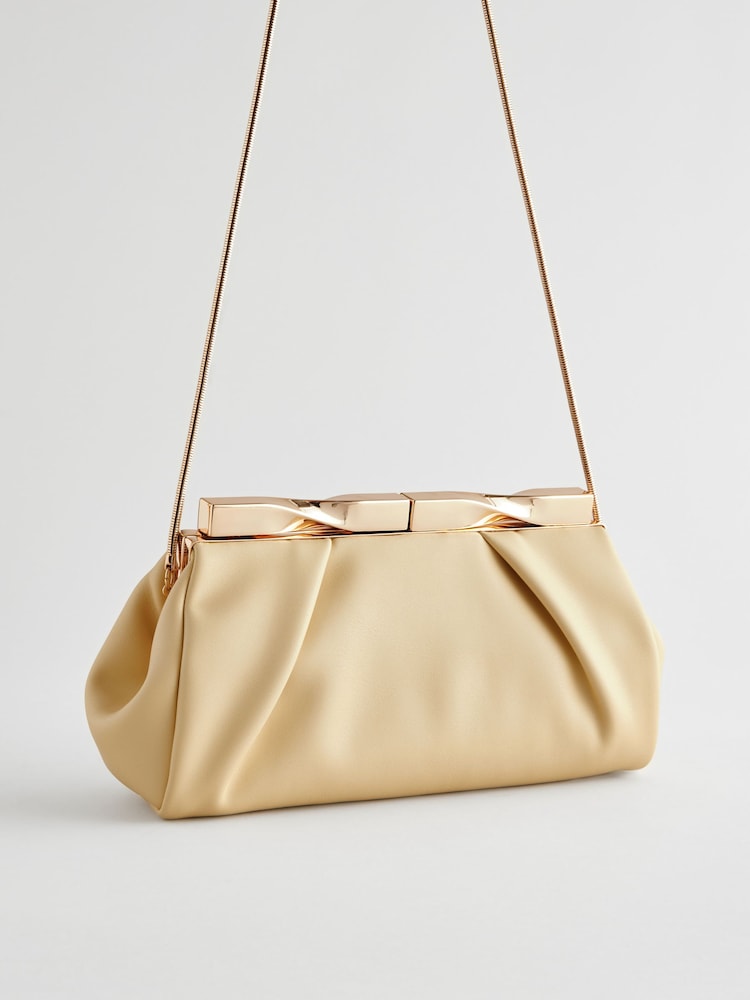 Buttermilk Frame Clutch Bag - Image 7 of 8
