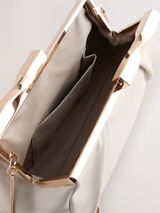 White Frame Clutch Bag - Image 10 of 10