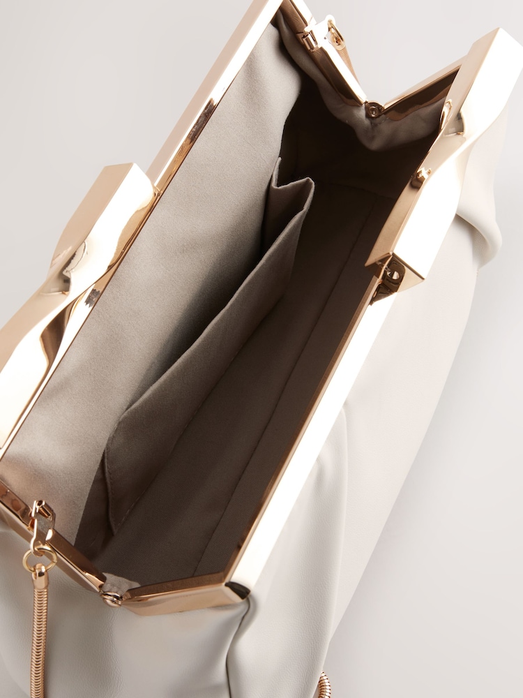 White Frame Clutch Bag - Image 10 of 10