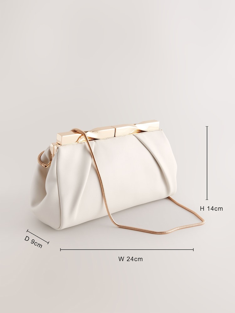 Buy White Frame Clutch Bag from the Next UK online shop