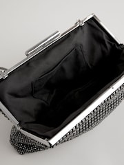 Black Sparkle Frame Clutch - Image 10 of 10
