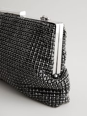 Black Sparkle Frame Clutch - Image 9 of 10