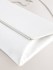 Weiß - Clutch-Tasche mit abnehmbarer Kette - Bild 8 von 9
