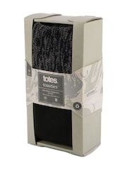 Totes Black Mens Brushed Thermal Socks 2 Pack - Image 5 of 5