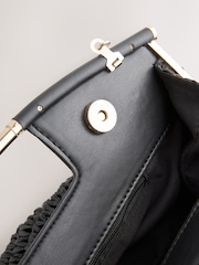 Black Raffia Clutch Bag - Image 13 of 14