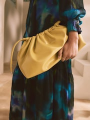 Yellow Oversized Clutch Bag - Image 1 of 9