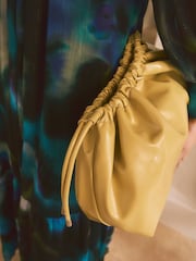 Yellow Oversized Clutch Bag - Image 3 of 9