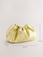 Yellow Oversized Clutch Bag - Image 4 of 9