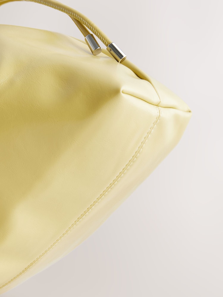 Yellow Oversized Clutch Bag - Image 8 of 9